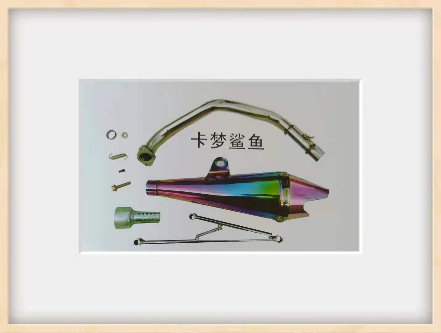 Motorcycle exhaust pipes