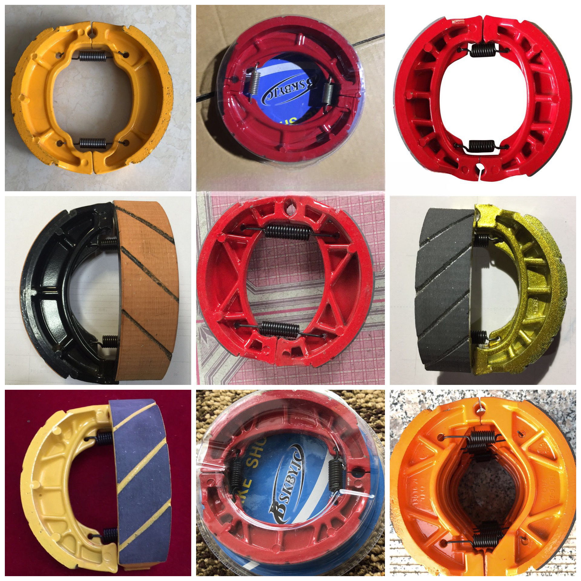 Motorcycle brake shoes